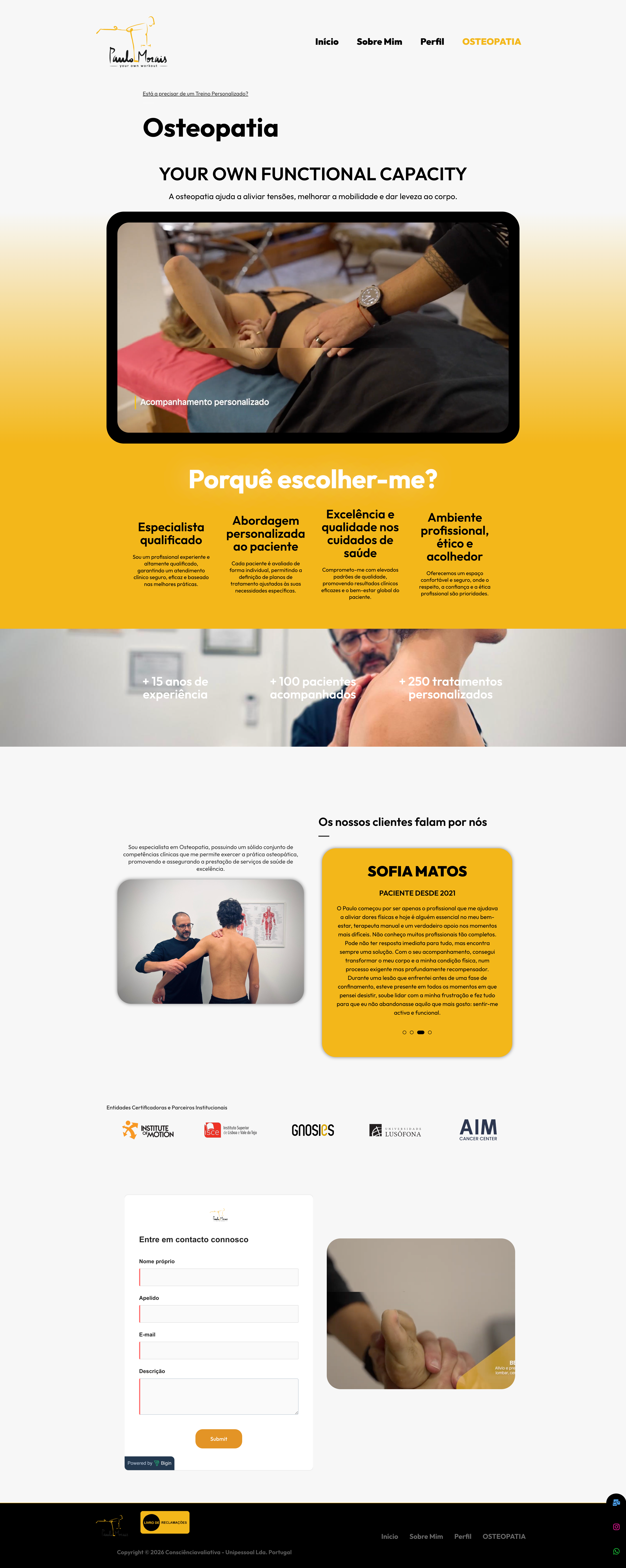 Prototipo: Osteopatía