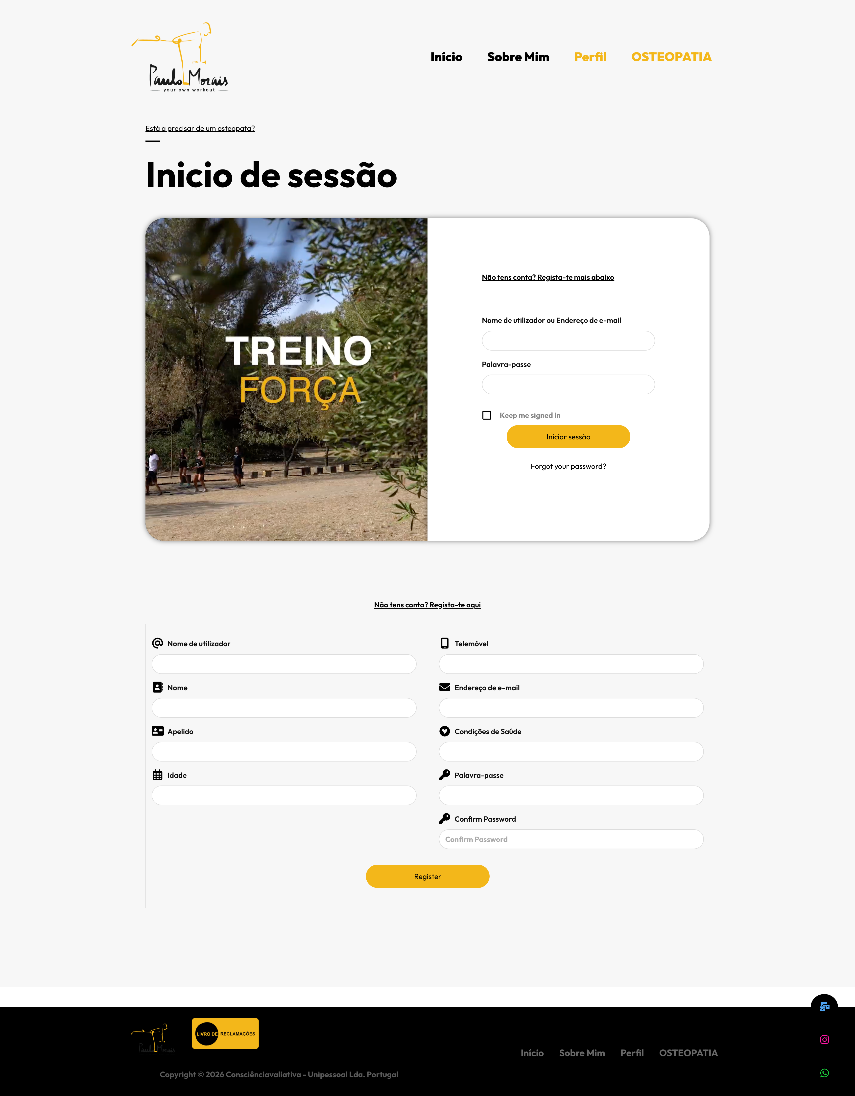 Prototipo: Perfil y Login